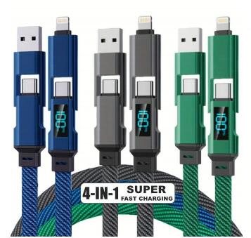 4-in-1Real time power digital display cable